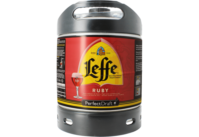 Fûts de bière - Fût 6L Leffe Ruby