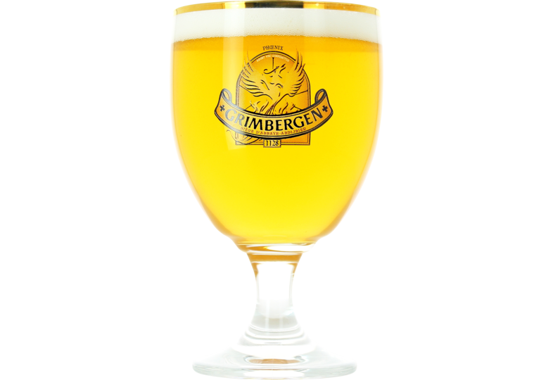 Verres à bière - Verre Grimbergen col doré - 50 cl