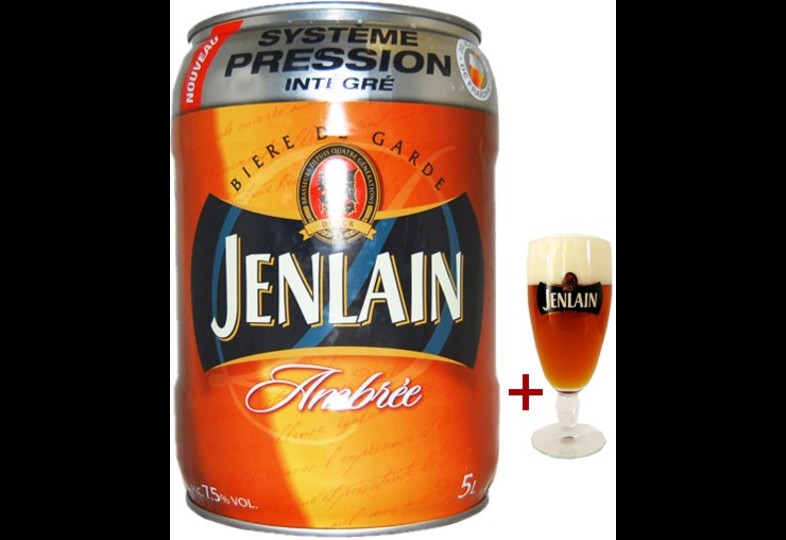 Fûts de bière - Fût 5L Jenlain + verre