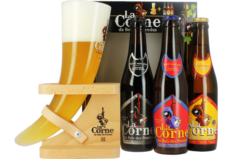 Coffrets cadeaux verre et bière - Coffret La Corne du Bois des Pendus