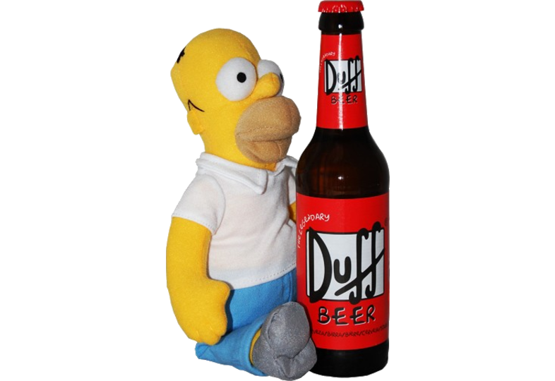 Duff Beer - Homer Simpson + 1 Duff Beer - bouteille