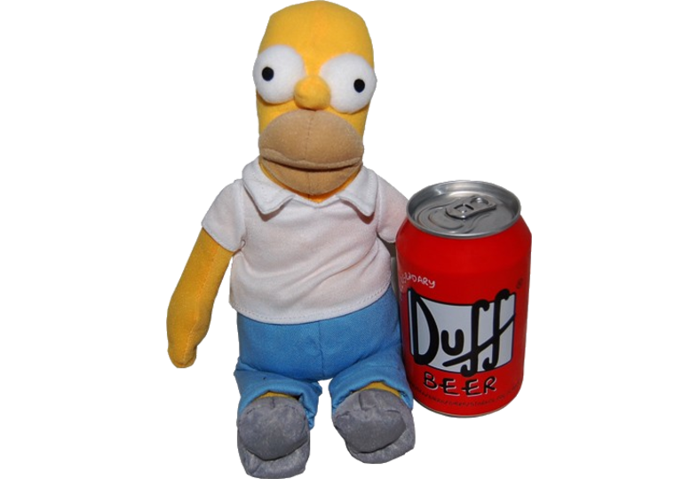 Duff Beer - Homer Simpson + 1 Duff Beer - canette