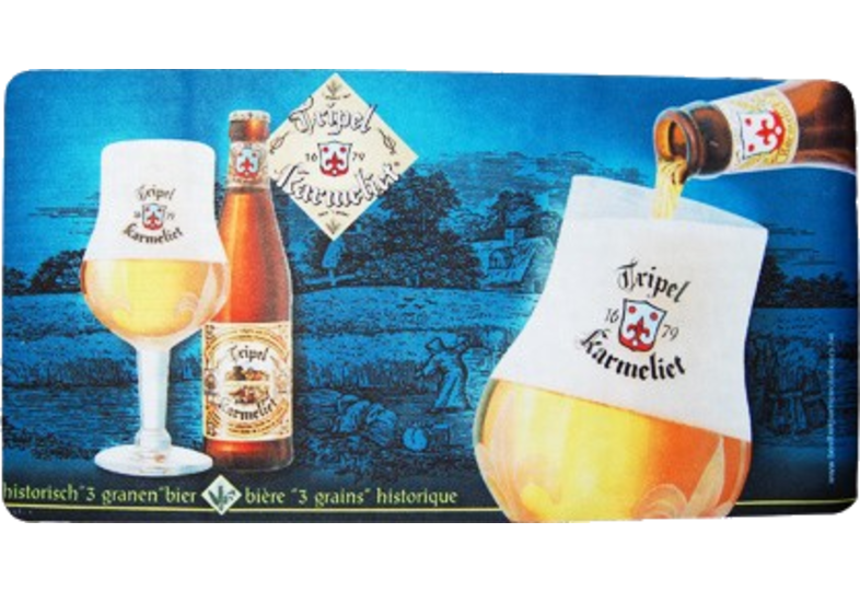 Serviettes et tapis de bar - Tapis de bar Tripel Karmeliet