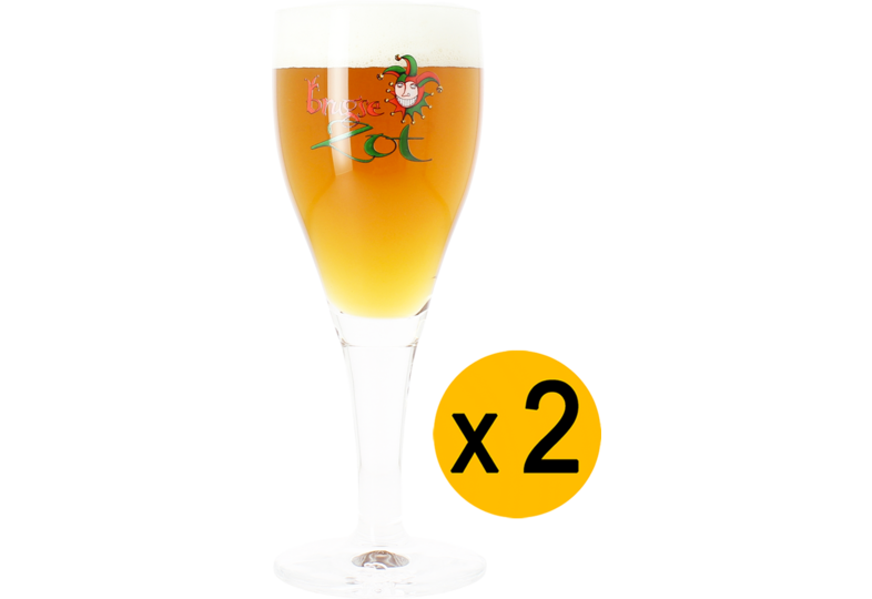 Verres à bière - Pack 2 Verres Brugse Zot - 33 cl