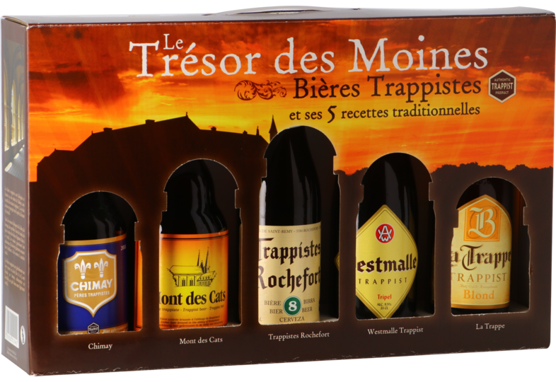 Coffrets cadeaux verre et bière - Coffret Trésor des Moines