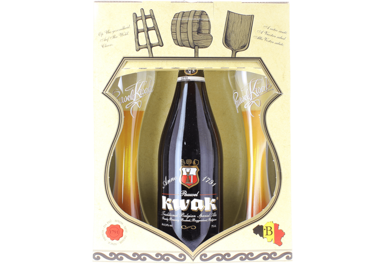 Accessoires et cadeaux - Coffret Kwak 1*75cl + 2 verres plats