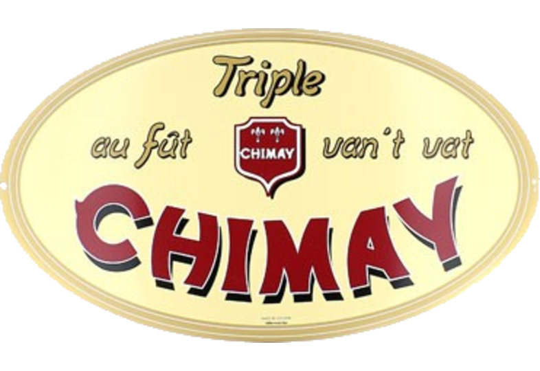 plaques publicitaires - Plaque Chimay Triple