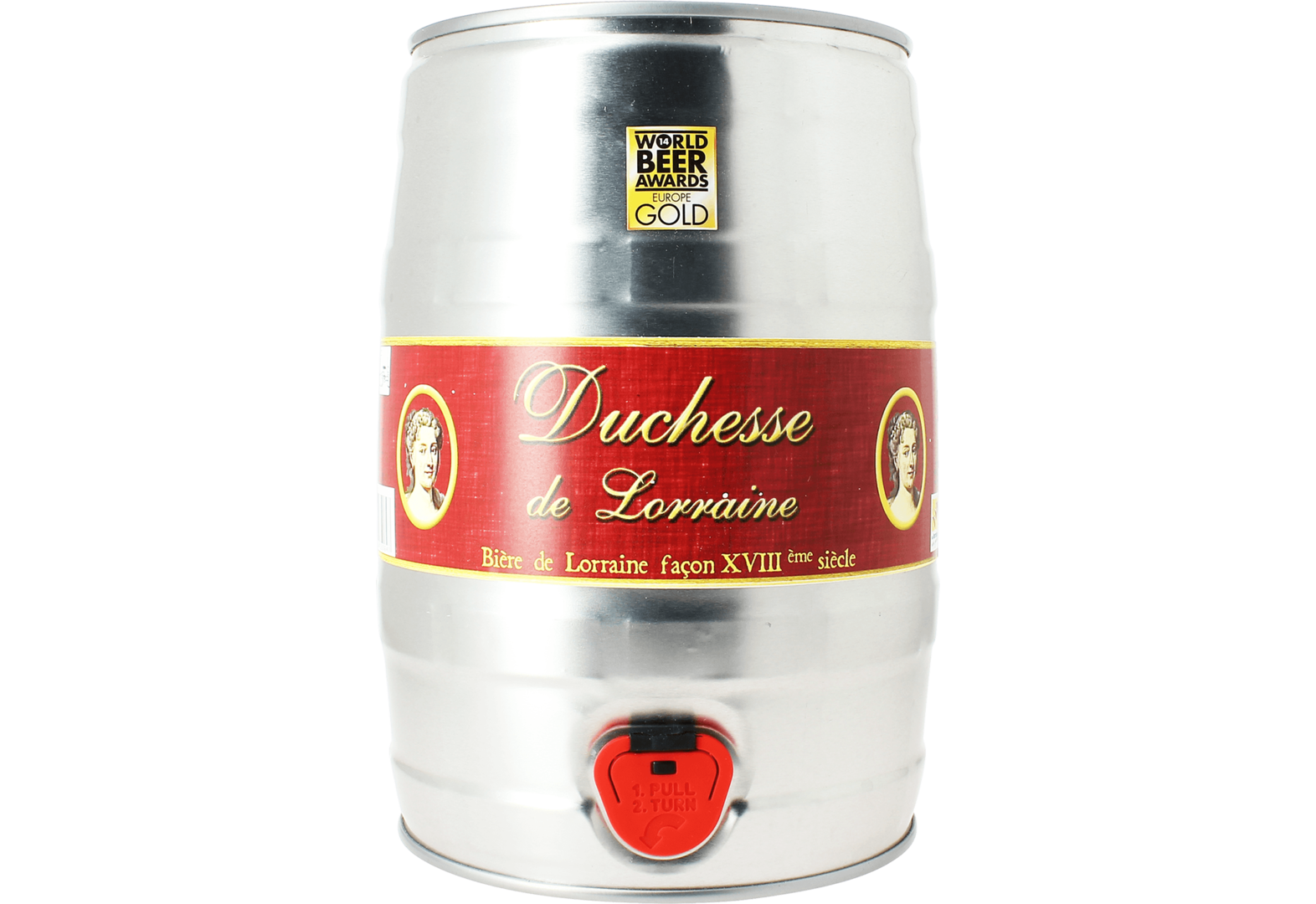 FUT 5 litres de bière Duchesse de Lorraine (ROUSSE) - Bière artisanale