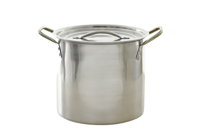 Brouwbenodigdheden - Roestvrijstalen pan van 2 gallon/7,6 liter