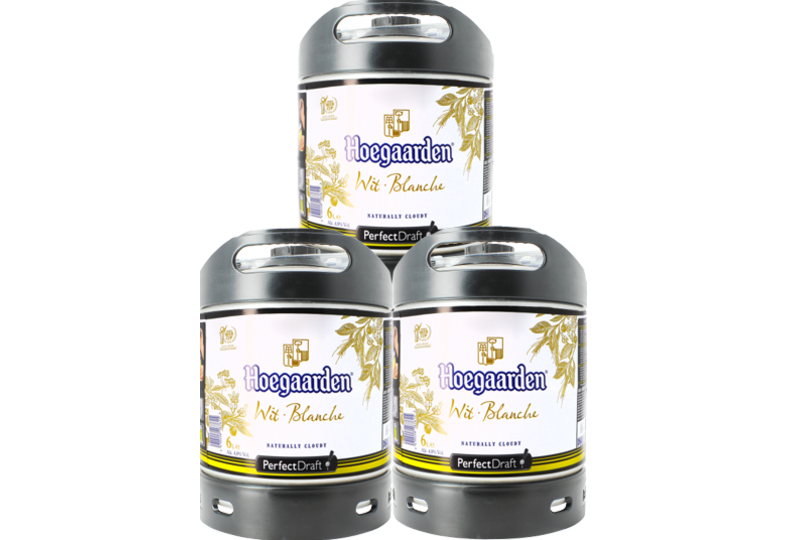 Fûts de bière - Pack 3 fûts 6L Hoegaarden