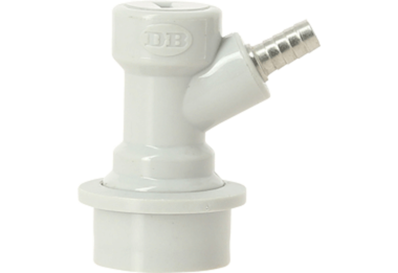 Tuyaux et raccords - Raccord CO2 1/4 (0,7mm) avec raccord cannelé