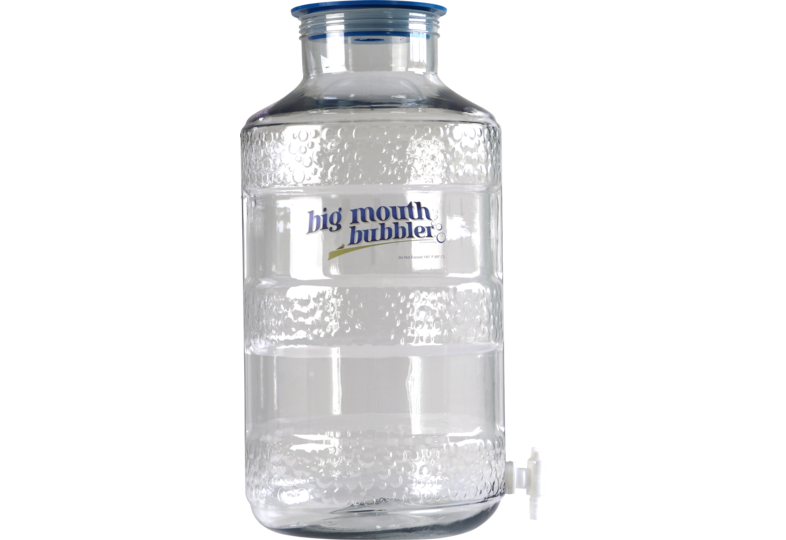 Dames-Jeannes - Big Mouth Bubbler® senza sifone- Fermentatore in plastica trasportabile da 25 litri
