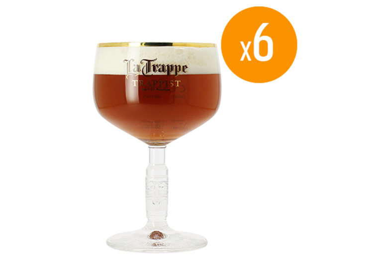 Verres à bière - Pack de 6 verres La Trappe