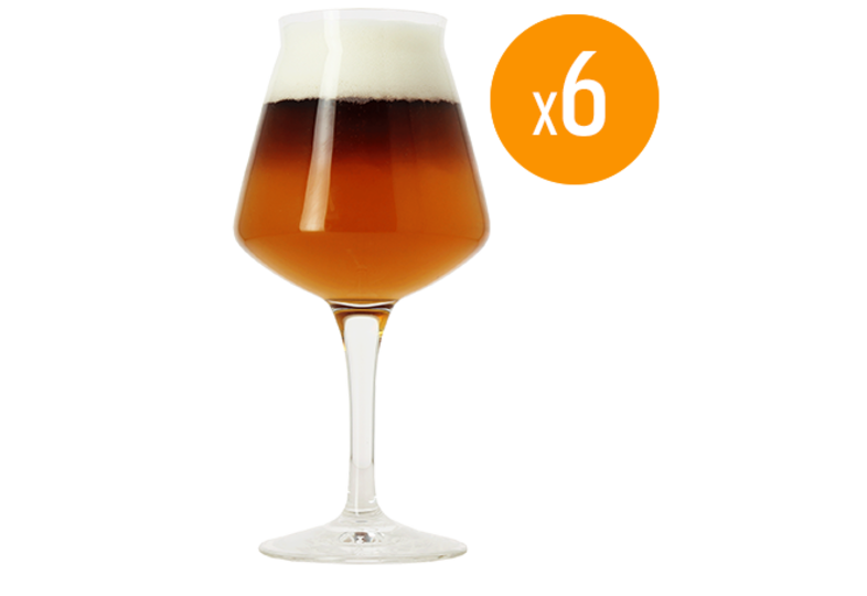 Verres à bière - Pack de 6 Verres Teku Birra Del Borgo - 25 cl