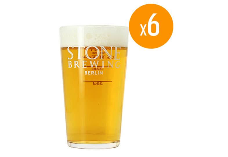 Beer glasses - Pack de 6 Verres Stone - 50 cl