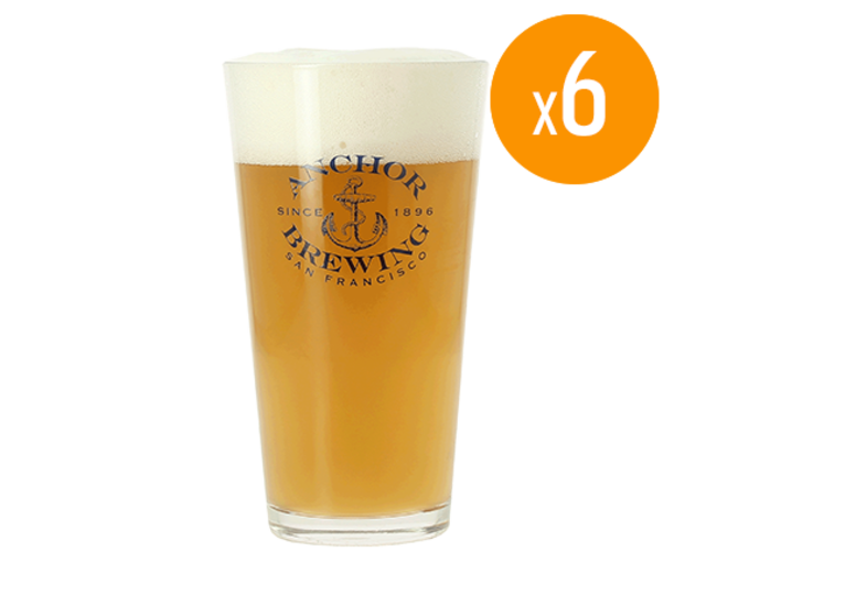 Bicchiere - Pack de 6 bicchieri Anchor Brewing - 25 cl