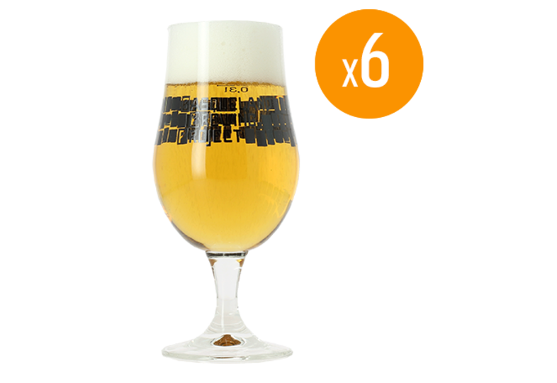 Verres à bière - Pack de 6 verres Munique Basqueland Brewing - 33 cl