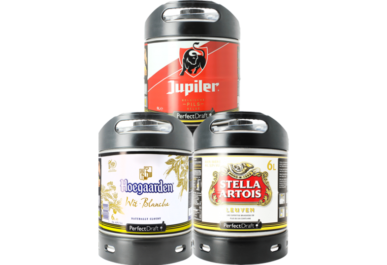 Kegs - Hoegaarden, Stella & Jupiler PerfectDraft Keg - 3-Pack