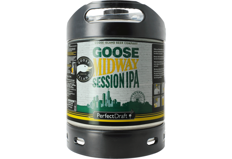 Bier Tapvatjes - Goose Midway Session IPA PerfectDraft 6L Vat