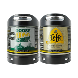 Fusti - Fusto Leffe Blonde e Goose Island Midway Session IPA PerfectDraft 6L - 2-Pack