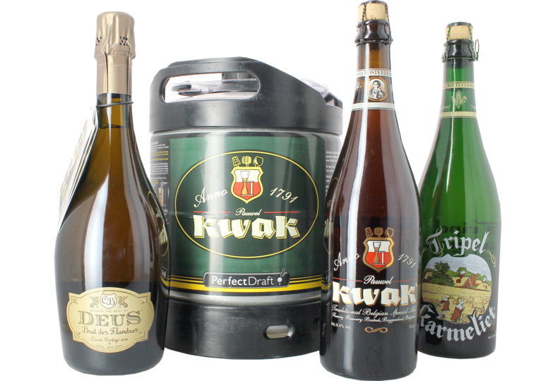Bier Tapvatjes - Pack Bosteels : 1 tapvat, 3 biertjes 75 cl