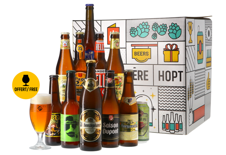 HOPT biergeschenken - Blond Bier bierpakket 11x33cl