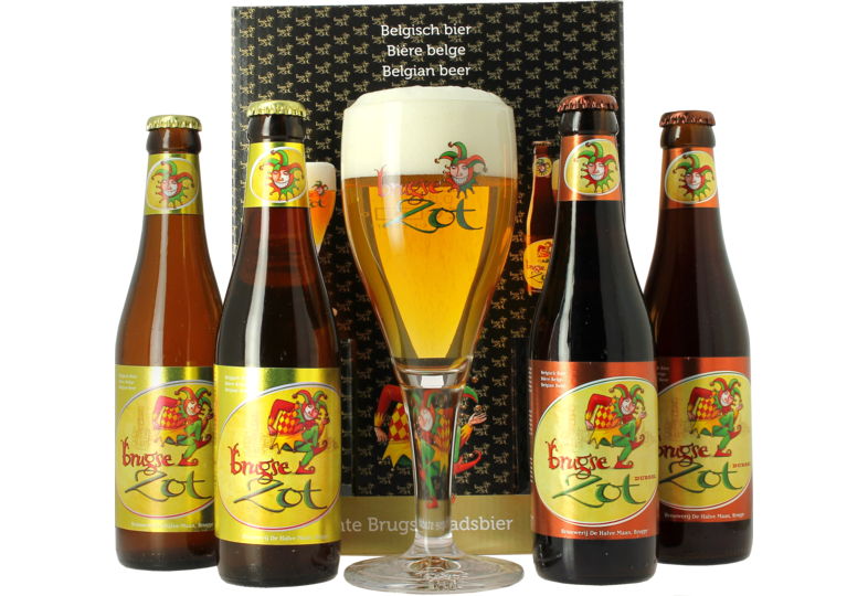 Pack regalo con cerveza y vasos - Pack de regalo Brugse Zot
