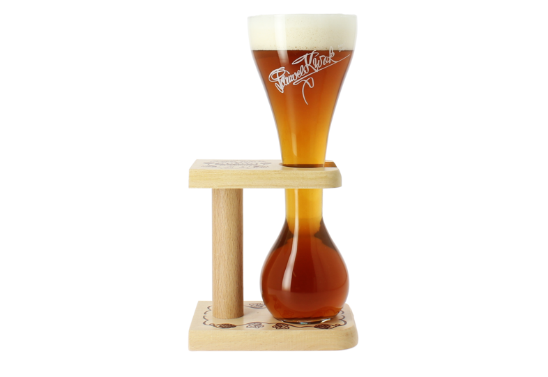 Beer glasses - Kwak glass with wooden base