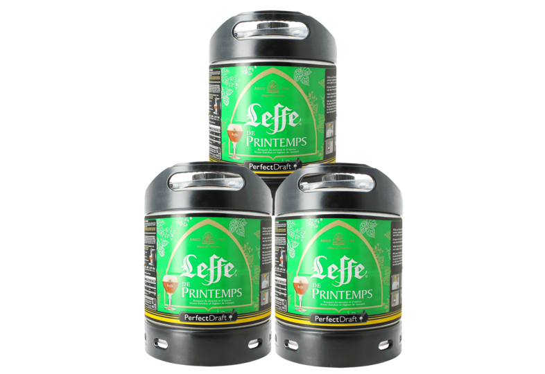 Fûts de bière - Pack 3 fûts 6L Leffe de Printemps