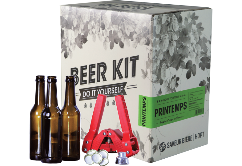 Brouwpakketten om bier te brouwen - Brouwpakket, Beerkit Lentebier (XL)