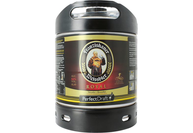 Kegs - Franziskaner Royal Weissbier 6 Litre PerfectDraft Keg
