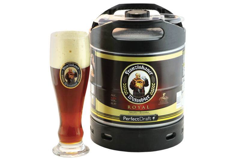 Kegs - Fût 6L Franziskaner Royal + verre 50 cl