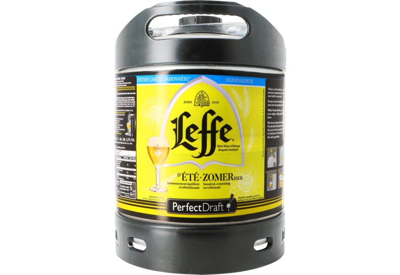 Fässer - Leffe Sommerbier 6L Perfect Draft Fass - Mehrweg