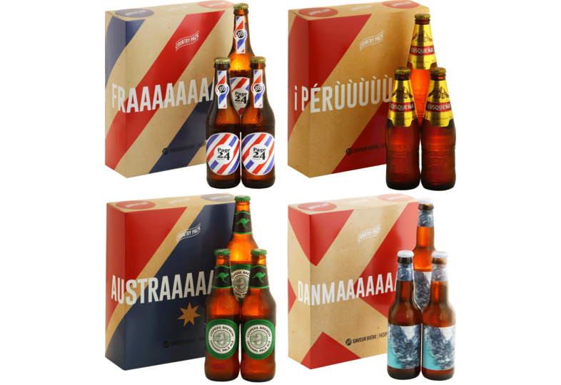 Coffrets Saveur Bière - Country Pack x4 Phase de Poule