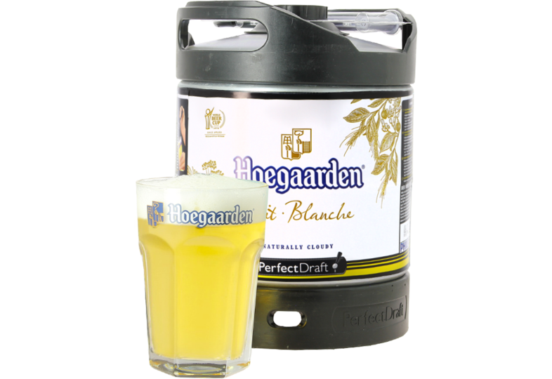 Fûts de bière - Fût 6L Hoegaarden + 1 verre de 33 cl