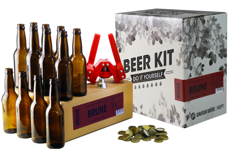 Beer Kit - Brew Your Own Beer Kit - Belgian Brune + Refilll & Bottling Kit