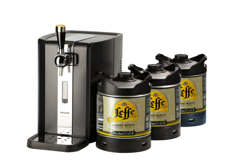 Bier Tapvatjes - Party Pack PerfectDraft - Bierpomp + 3 Leffe Tapvaatjes