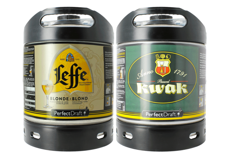 Fûts de bière - Pack 2 fûts 6L : Leffe Blonde/Kwak