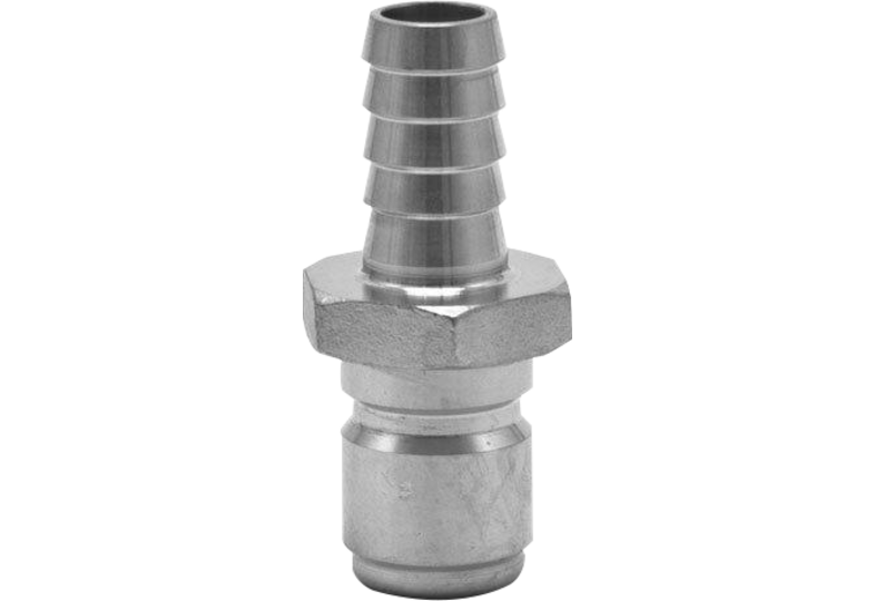Brewing Accessories - Male Stainless Quick Disconnect x 1/2" barb