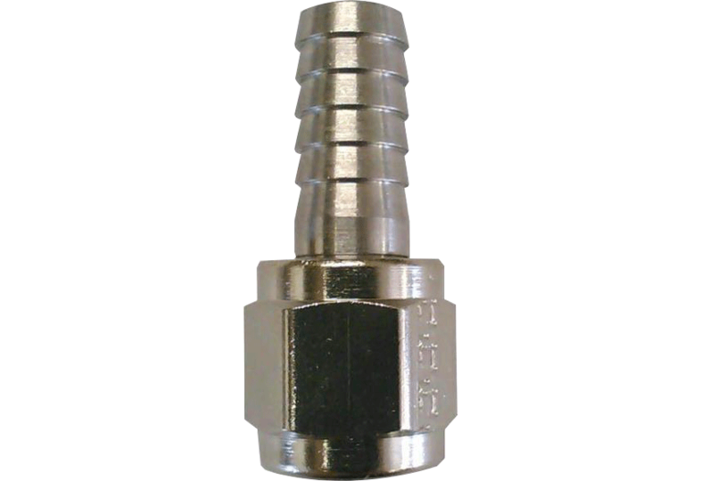 Accessoires du brasseur - Raccord fileté 1/4" composé d'un double écrou 1/4" et cannelure droite 6 mm