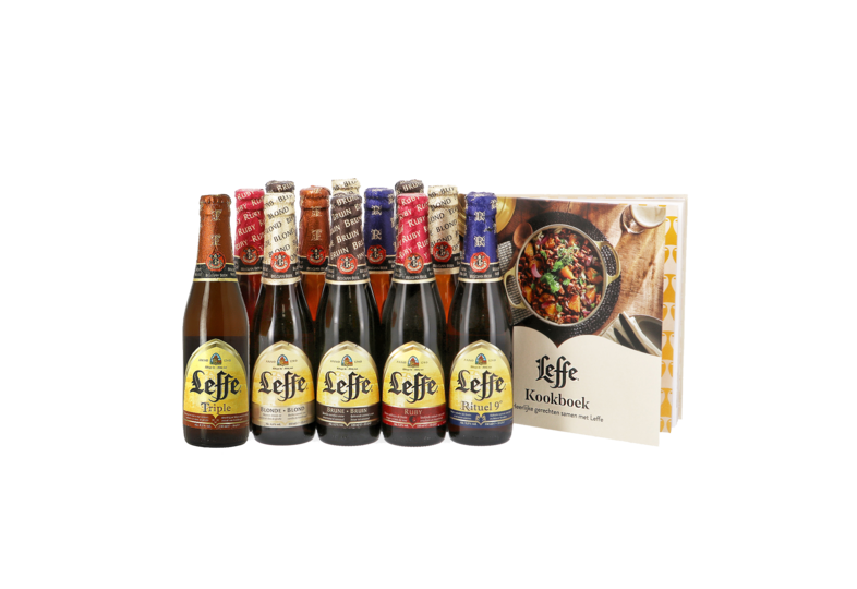 Cadeaus en accessoires - Leffe collection met Kookboek