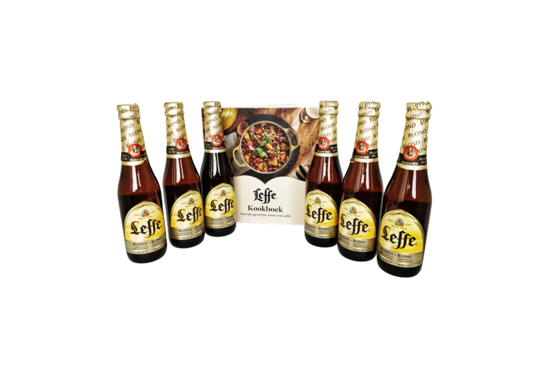 Cadeaus en accessoires - Leffe Blonde x 6 + GRATIS Leffe Kookboek!