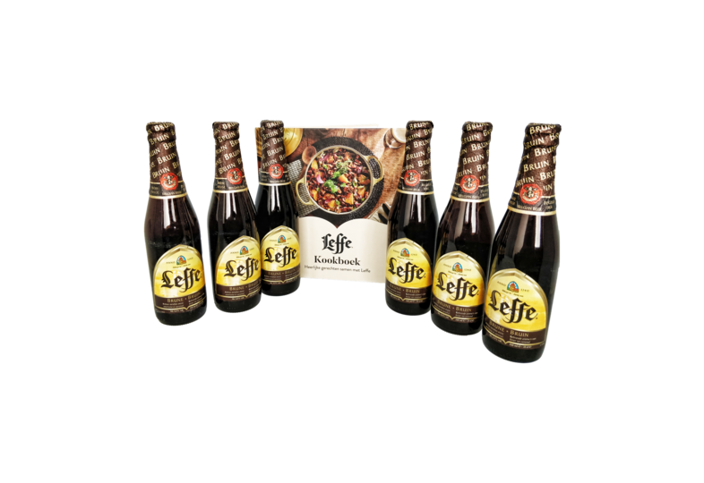 Cadeaus en accessoires - Leffe Bruin x 6 + GRATIS Leffe Kookboek!