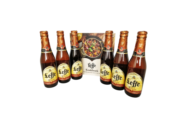Cadeaus en accessoires - Leffe Tripel x 6 + GRATIS Leffe Kookboek!
