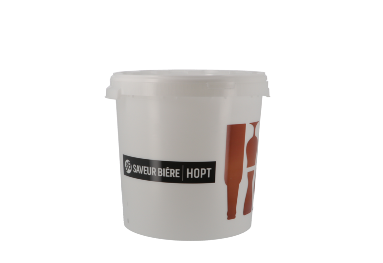 Accessoires du brasseur - Seau de fermentation 30L Saveur-Bière sans robinet avec couvercle non troué
