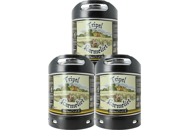 Fûts de bière - Pack 3 fûts 6L Tripel Karmeliet