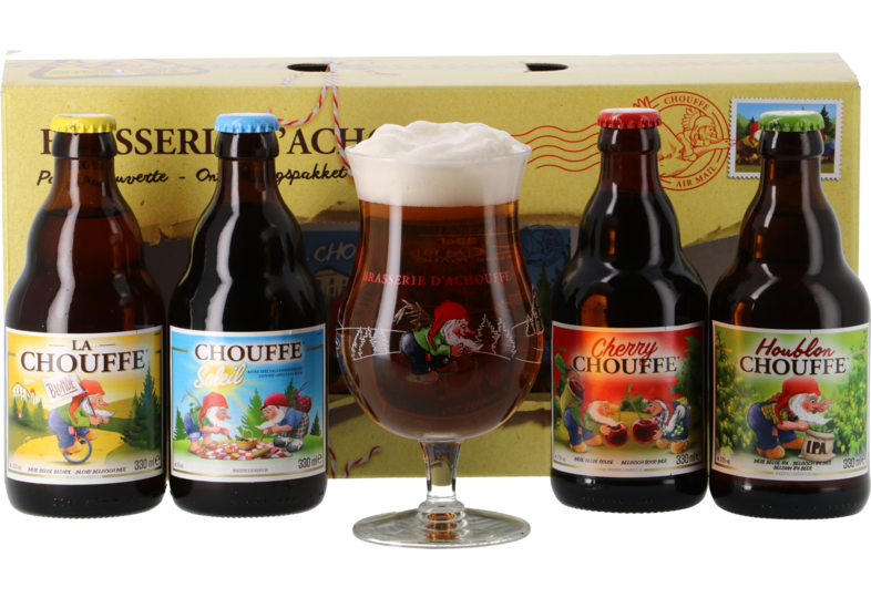 Coffrets cadeaux verre et bière - Coffret Chouffe Pack Découverte
