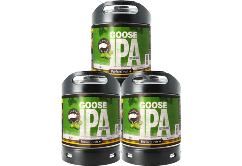 Fusti di birra - Pack 3 fûts 6L Goose Island IPA