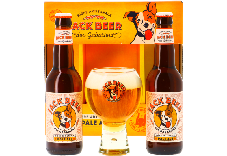 Regalos y accesorios - Coffret Jack Beer - 2 bières + 1 verre 25 cl