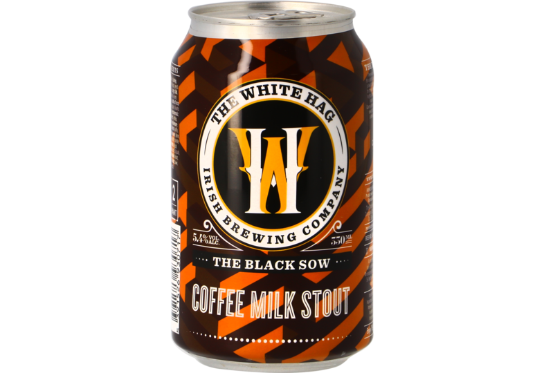 Flessen - The White Hag Black Sow Nitro Stout - Blik